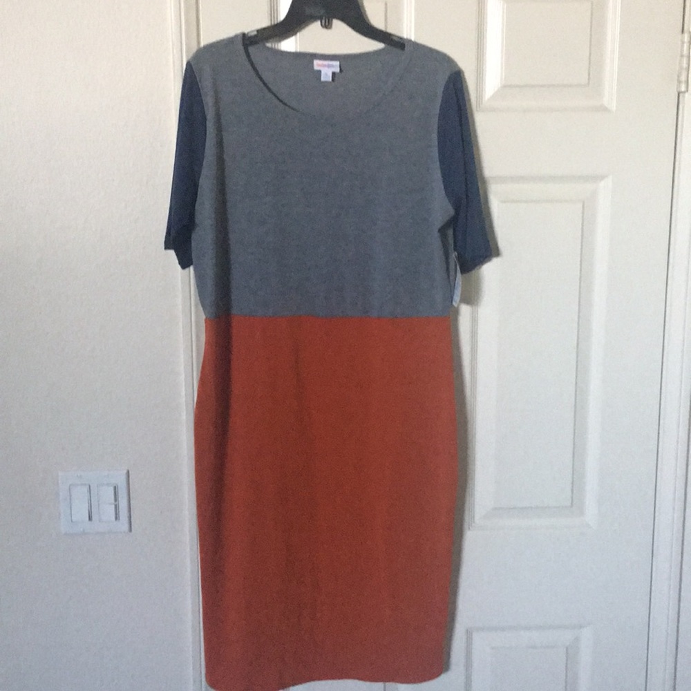 LuLaRoe Julia style dress Xl NWT